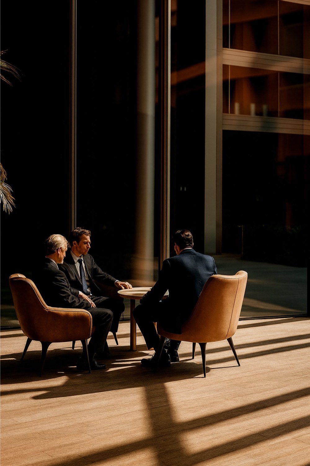 Consultores da Origem em conversa com um cliente